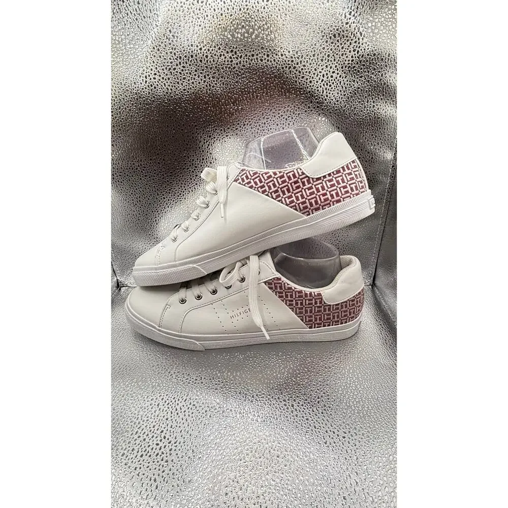 Tommy Hilfiger Lorio skater basketball white sneakers shoes women’s 11